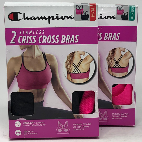champion criss cross bra